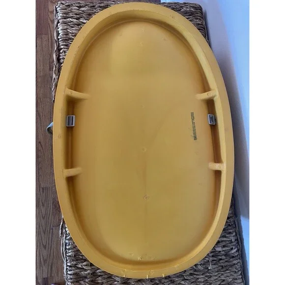 RARE Bumbo Diaper Changing Pad, Ergonomic Baby Changing Mat Belt Mimosa Yellow - Picture 7 of 8